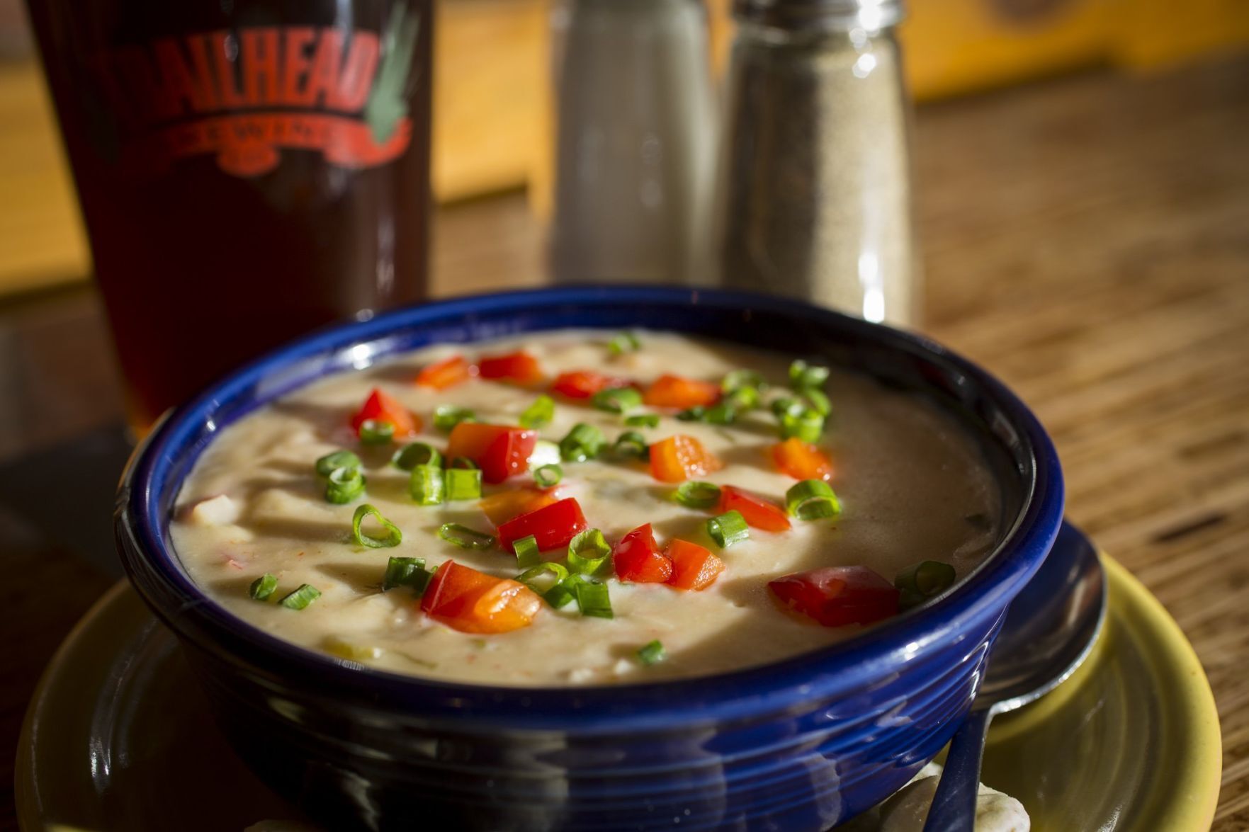 Trailhead Brewing Company seafood bisque